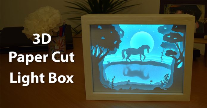 How To Create A 3D Paper Cut Light Box DIY Project 0 How To Create A 3D Paper Cut Light Box DIY Project 0