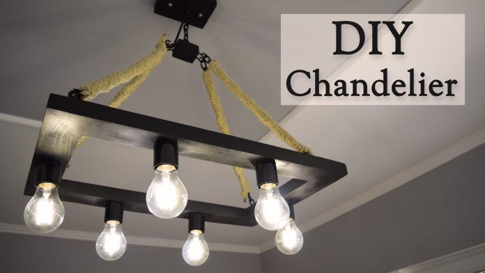 How to Make a Rustic Industrial Style Hemp Rope Chandelier DIY Project 0 How to Make a Rustic Industrial Style Hemp Rope Chandelier DIY Project 0
