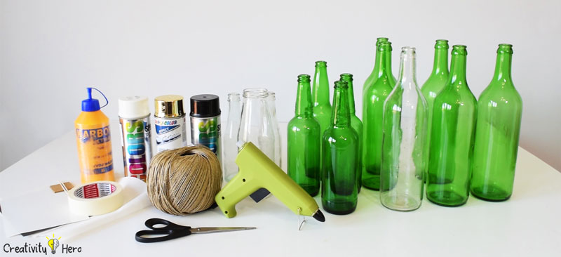 DIY Glass Bottle Home Decor – 3 Simple Ideas 0