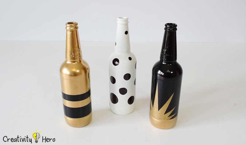 DIY Glass Bottle Home Decor – 3 Simple Ideas 8