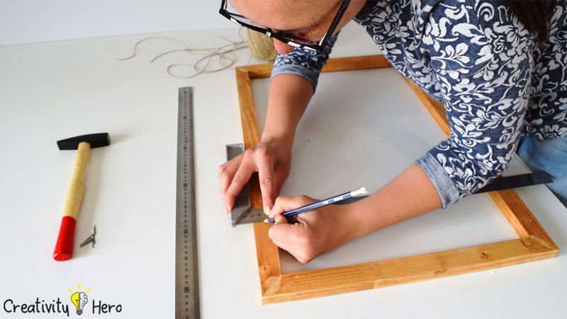 How To Make A Hanging Clothespin Photo Frame DIY Project 6